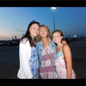 MAXI DRESS PINK AND WHITE!!